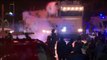 Police use water cannon to try and disperse rioters in Northern Ireland after a week of violence