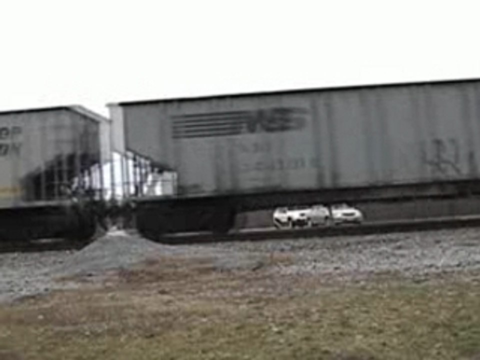 NS empty hopper train WB @ Windsor, VA 2008_02_25_20_59_18