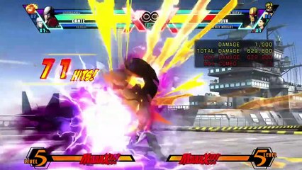 Ultimate Marvel vs. Capcom 3 Dante combo video