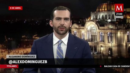 Milenio Noticias, con Alejandro Domínguez, 08 de abril de 2021