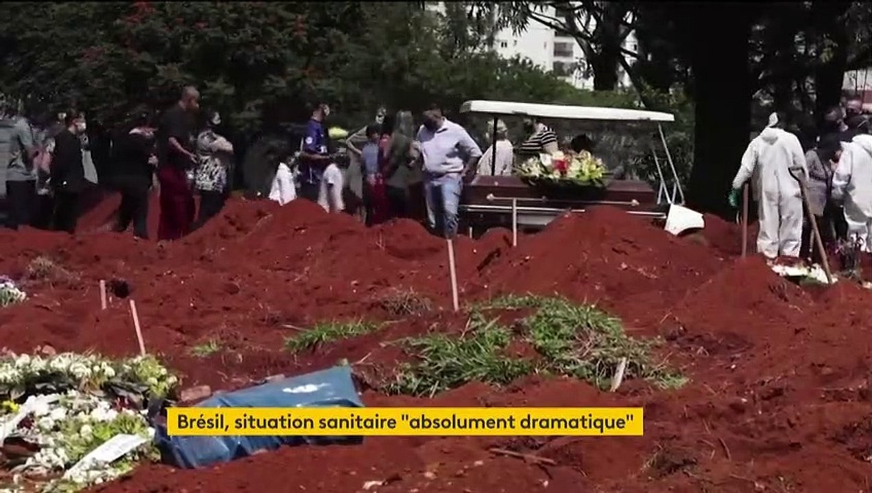 Brésil : la situation sanitaire est dramatique, le pays déplore jusqu'à 4 000 morts par jour