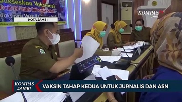 Vaksin Tahap Kedua Untuk Jurnalis dan ASN