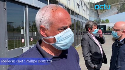 Ouverture du vaccinodrome au Parc des Expositions à Bordeaux