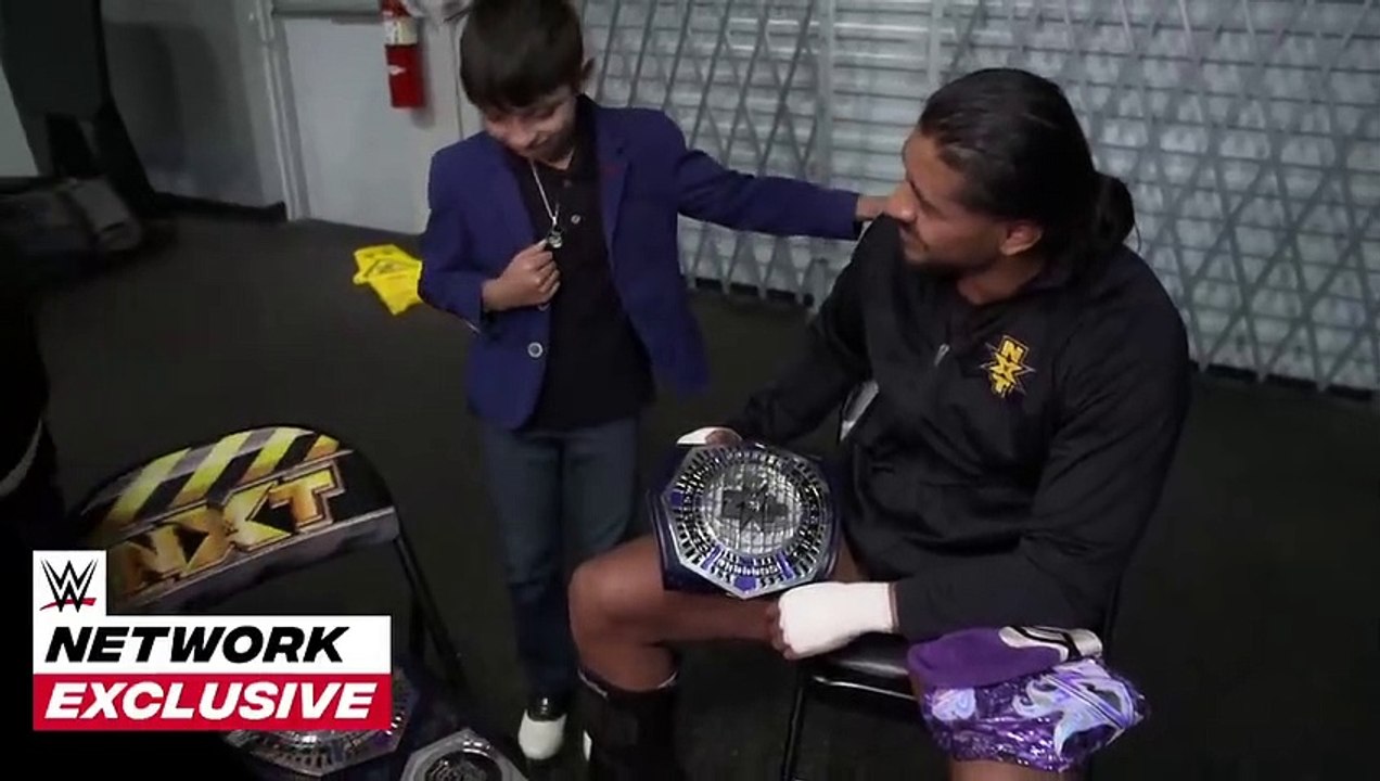 Santos Escobar shares an unforgettable moment with his son_ NXT TakeOver Exclusive, April 8, 2021