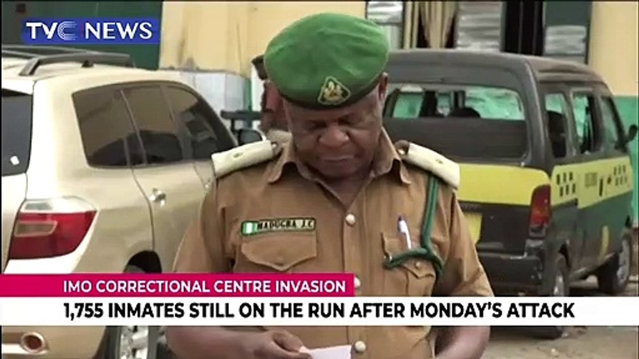 1,755 inmates on the run after attack on Imo prison attack