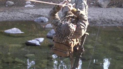 Download Video: U.S. Marines • Rope Bridge Crossing Training • Mountain Warfare Center • Bridgeport, CA