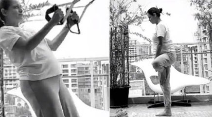 प्रेग्नेंसी में जमकर एक्सरसाइज कर रही हैं दीया मिर्जा, छत को बना लिया है जिम, वीडियो