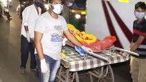 Covid patient dies, body taken to crematorium on cart