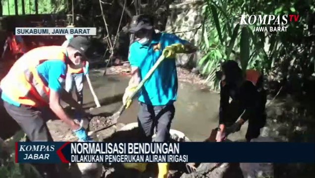 Antisipasi Banjir, Dinas PUTR Kota Sukabumi Normalisasi Bendungan