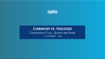 Face à face - Clermont-Toulouse, l’affiche des quarts