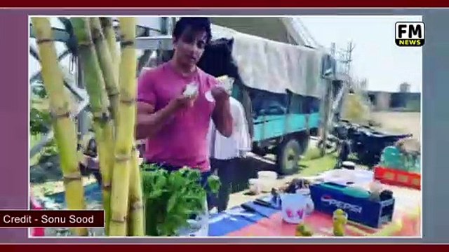 Sonu Sood Drinks Soda At Road Side in Punjab