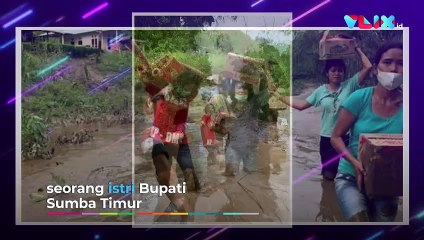 Istri Bupati Sumba Timur Pikul Bantuan untuk Korban Bencana!