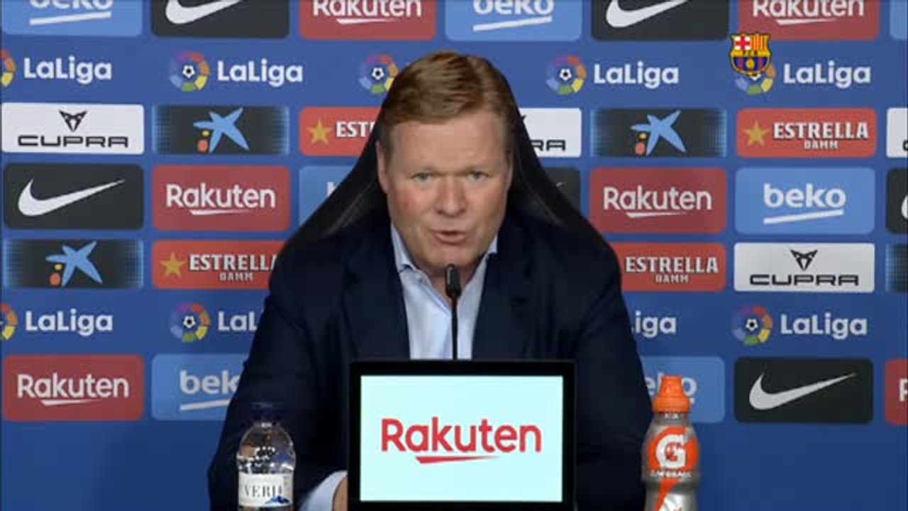 Koeman echa flores al Real Madrid y lanza su mensaje para el clásico: "Ser nosotros mismos"