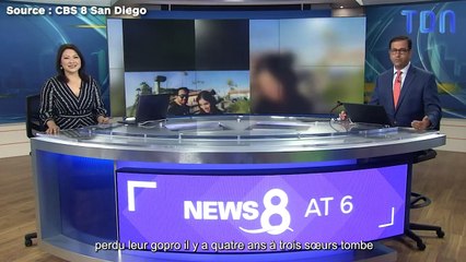 Elle retrouve les propriétaires d'une GoPro perdue dans l'eau et leur restitue