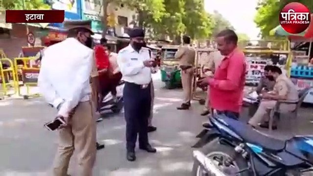 इटावा एसएसपी ने इस तरह कोरोना के प्रति लोगों को किया जागरूक