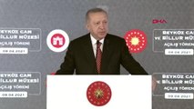 CUMHURBAŞKANI ERDOĞAN BEYKOZ CAM VE BİLLUR MÜZESİ'NİN AÇILIŞINI GERÇEKLEŞTİRDİ