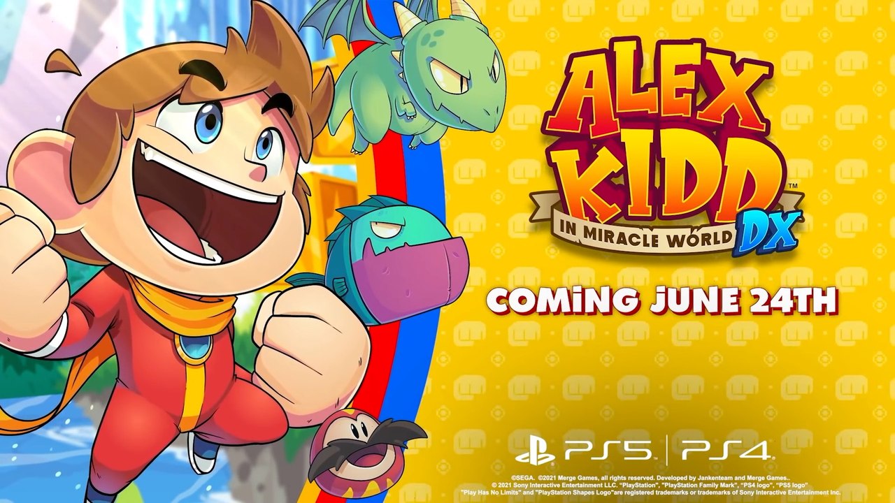 Alex Kidd in Miracle World DX - Release Date Announcement PS5 PS4