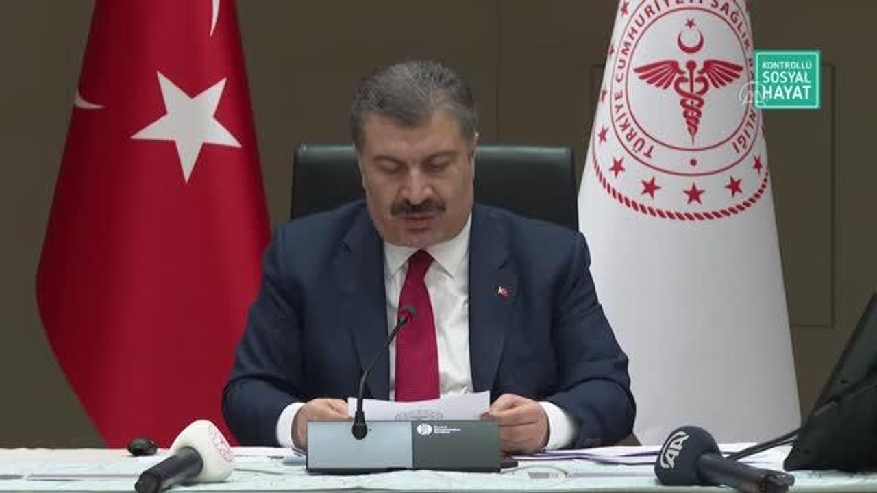 Koca: "Güney Afrika varyantı 11 ilde 285 kişide, Brezilya varyantı ise 9 ilde 166 kişide görüldü."