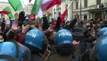 Protestos em Roma