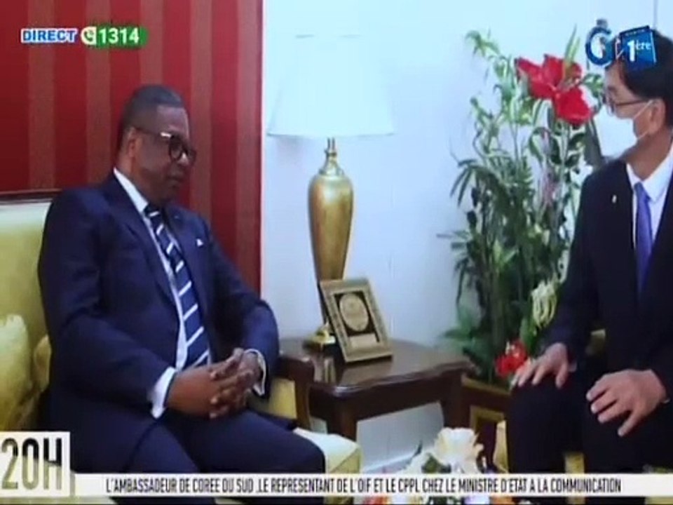 RTG/ Le Ministre de la communication reçoit l’ambassadeur de la Corée du Sud, le représentant de l’OIF et le CPPL