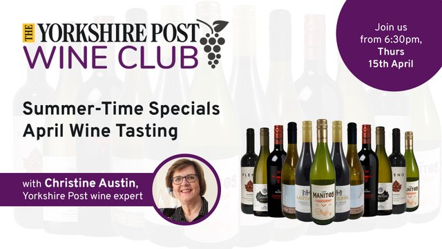 WINE TASTING LIVE: Yorkshire Post Wine Club April offer