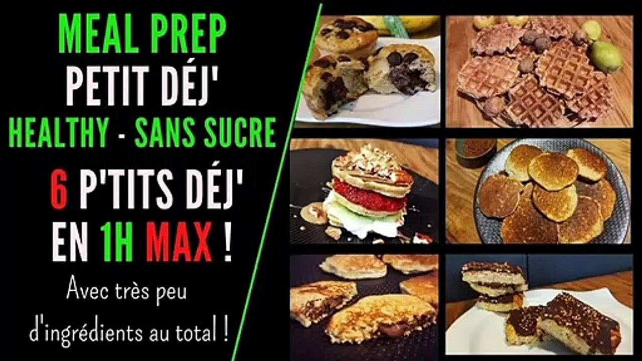 Mealprep Petits Déjeuners Sans Sucre -  Rapide - Petit Budget - Meal Prep Avec  Enfants - En Famille