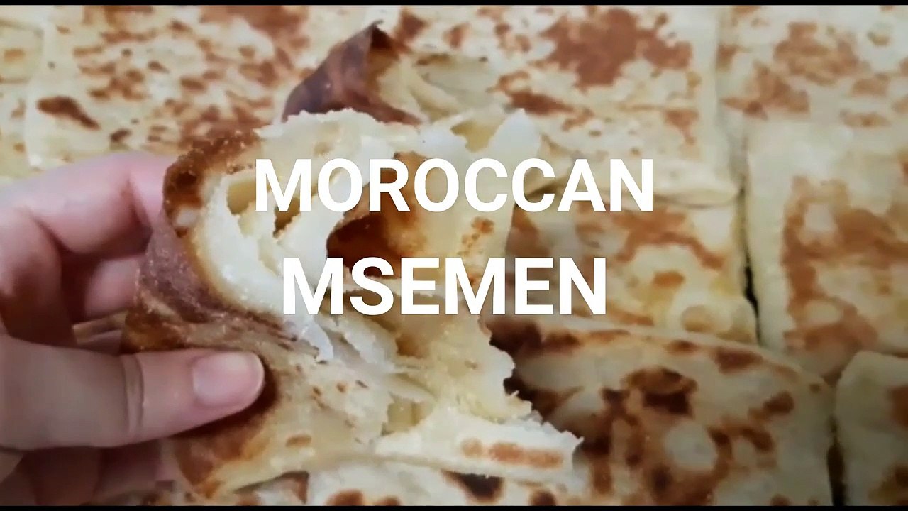 Msemen La Recette Facile Des Crêpes Feuilletées Marocaines /Moroccan ...