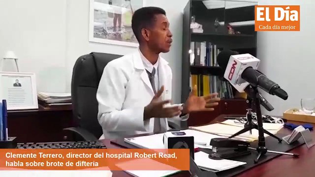 Clemente Terrero, director del hospital Robert Read, habla sobre brote de difteria