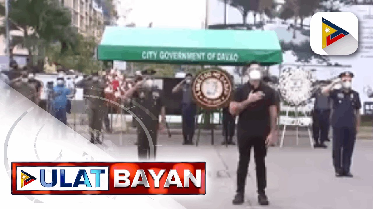 Mga bayani ng digmaan at frontliners sa COVID-19 pandemic, binigyang-pugay sa Araw ng Kagitingan sa Davao City