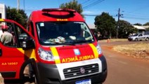 Motociclista fica ferido em acidente de trânsito na Rua Ciro Monteiro no Bairro Brasília