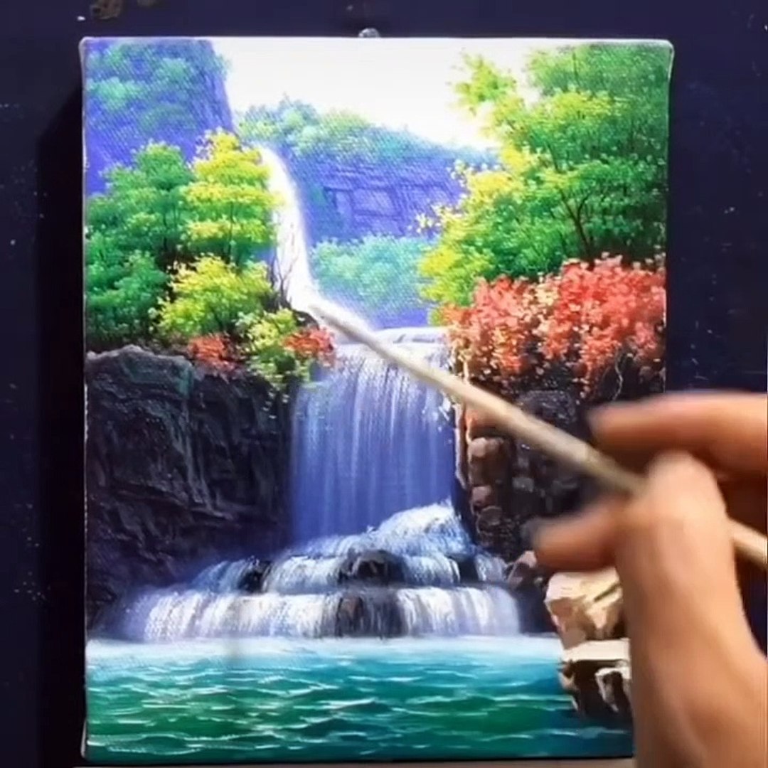 18 Super Beautiful And Easy Painting Ideas For Beginners   Scenery Painting  Tutorial