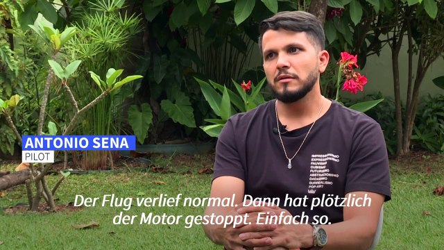 Pilot überlebt nach Absturz 38 Tage im Dschungel