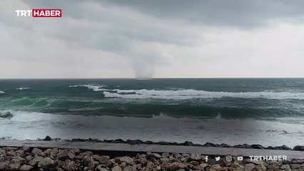 Sinop açıklarında hortum meydana geldi