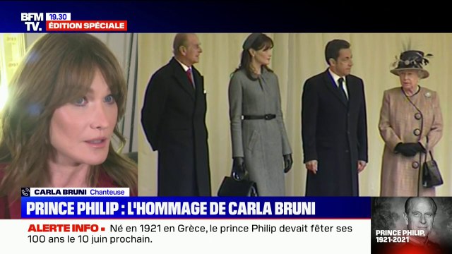 Carla Bruni réagit à la mort du prince Philip: La reine comme le prince Philip étaient gentils et simples