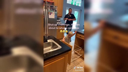 OMG Funniest Shutupchallenge on Black Dads  tiktok