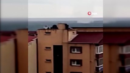 Sinop’ta denizde hortum oluştu