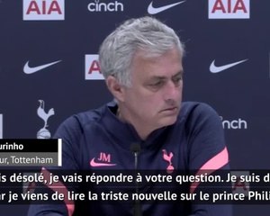 Décès - Mourinho stoppe sa conférence de presse pour rendre hommage au Prince Philip