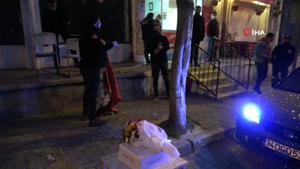 ‘Kavga var’ diye çağrılan polislere pasta sürprizi