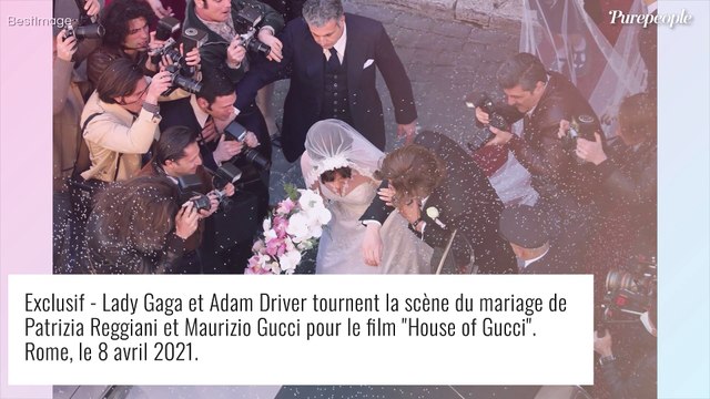 Lady Gaga : Mariée sublime, elle a dit oui à son chéri fictif Adam Driver