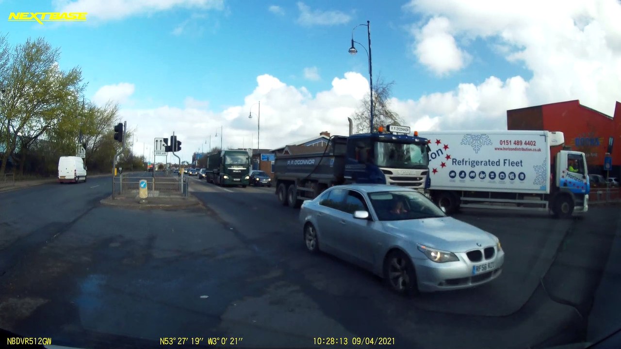 Close Calls in Crowded Street