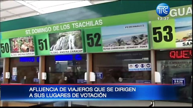 Este es el panorama que se vive en las Terminales Terrestres de Guayaquil y Quito