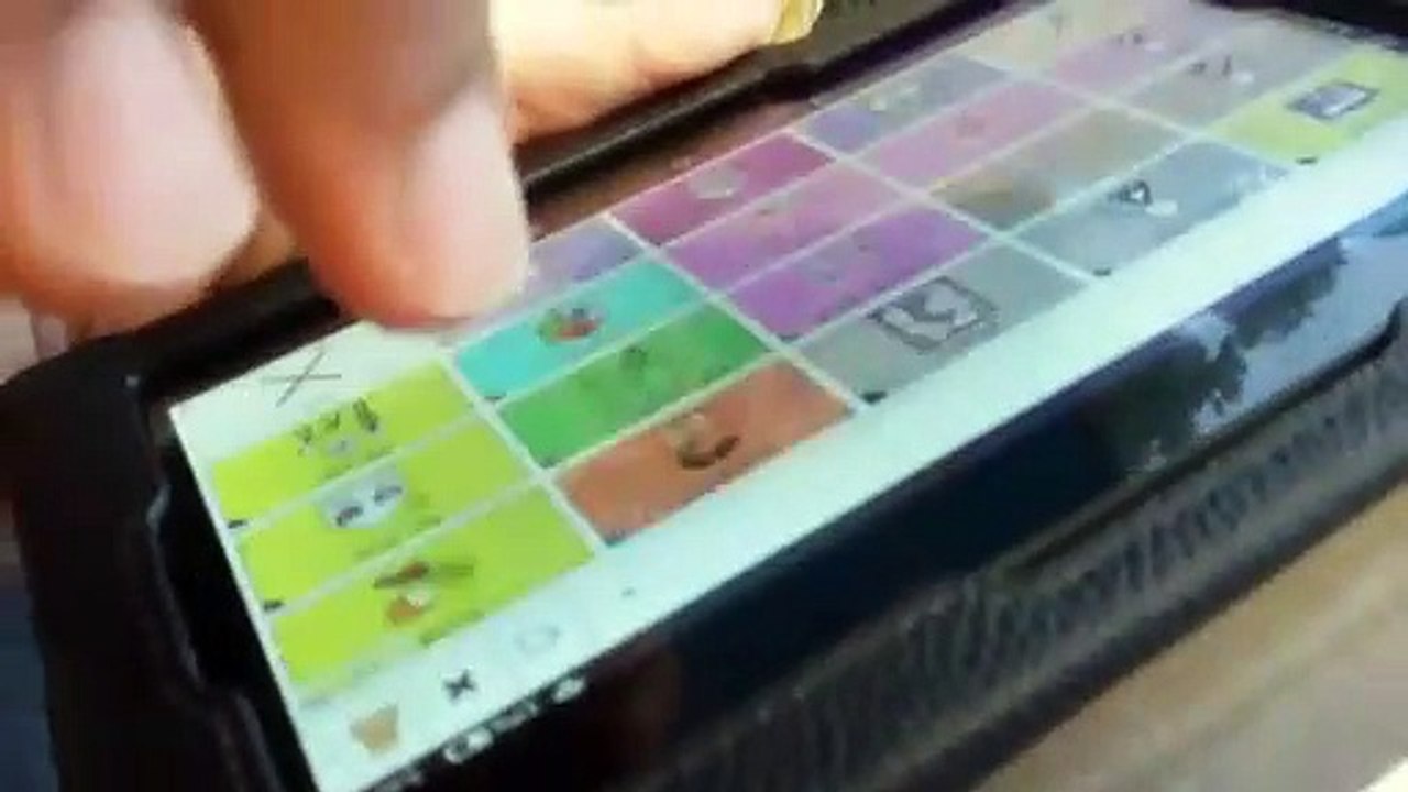 Adult with Autism having  a  conversation  using  coughdrop AAC