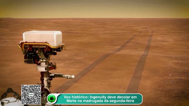 Voo histórico- Ingenuity deve decolar em Marte na madrugada da segunda-feira
