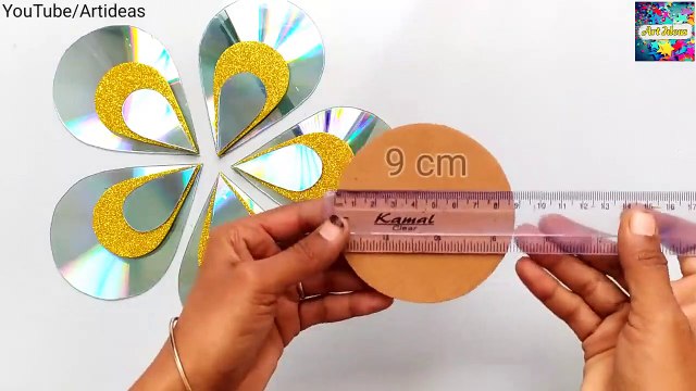 Diy Home Decorations Ideas By Old Cd || Weast Cd Tutorial Home Decor Ideas || Art Ideas