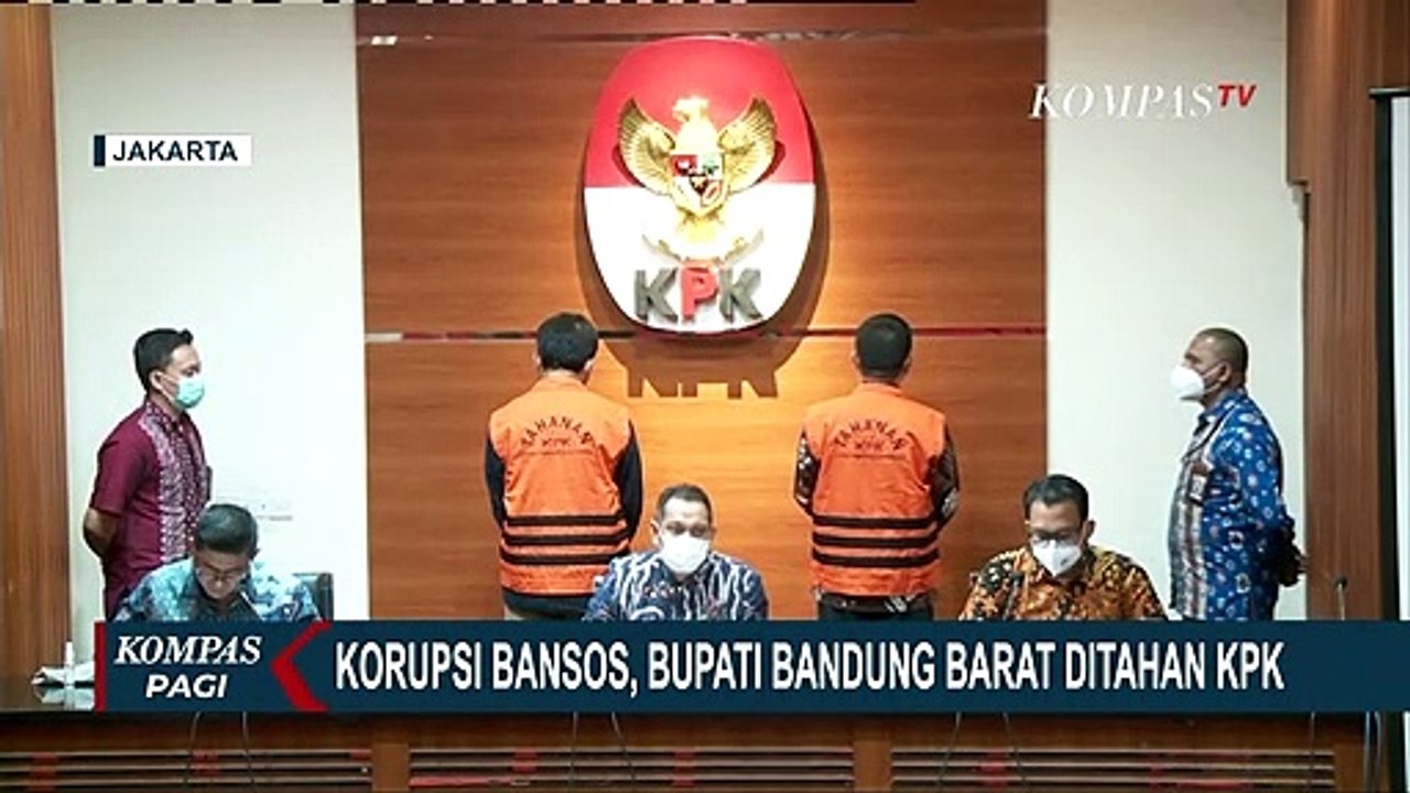 Korupsi Bansos Covid-19, Bupati Bandung Barat Aa Umbara dan Anaknya Ditahan KPK