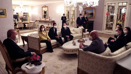 Cumhurbaşkanı Erdoğan, Türkiye Voleybol Federasyonunu kabul etti