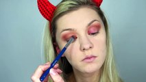 Devil Makeup Tutorial | Halloween Makeup (2 Looks In 1)