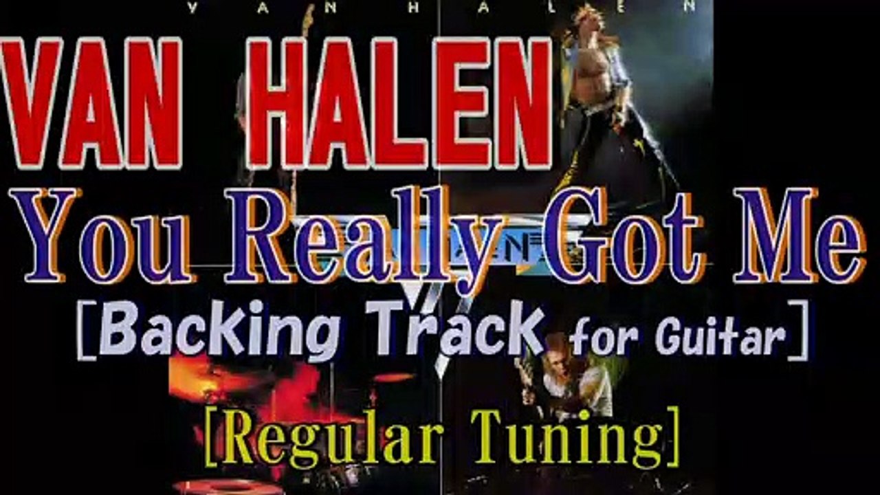 Van Halen - You Really Got Me [Regular Tuning] (Backing Track for Guitar)