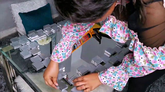 Diy 3D Accent Wall Mirror ||Wall Mounted Mirror