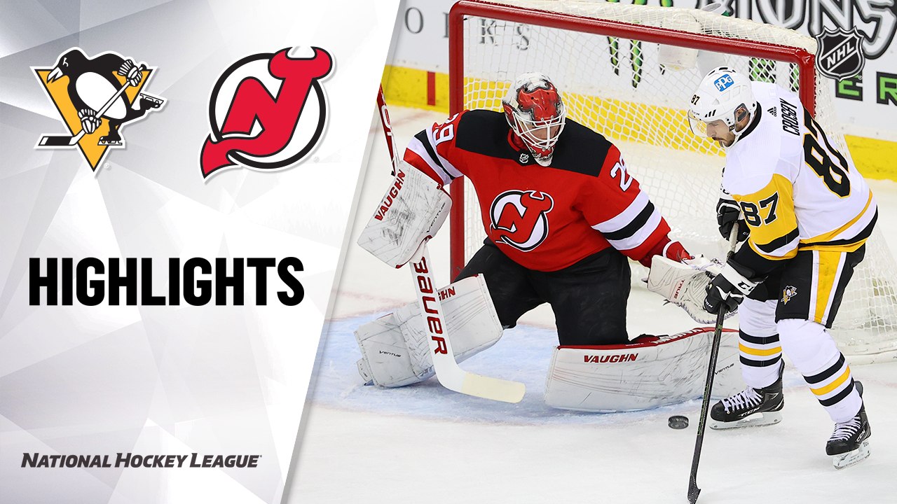 Penguins @ Devils 4/9/21 | NHL Highlights